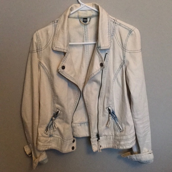 pimkie Jackets & Blazers - White jean jacket from France